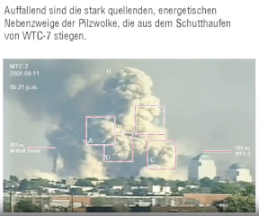 WTC 7 9-11 Rauchwolke
